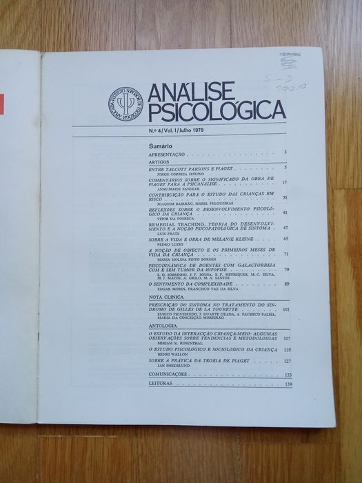 Análise Psicológica