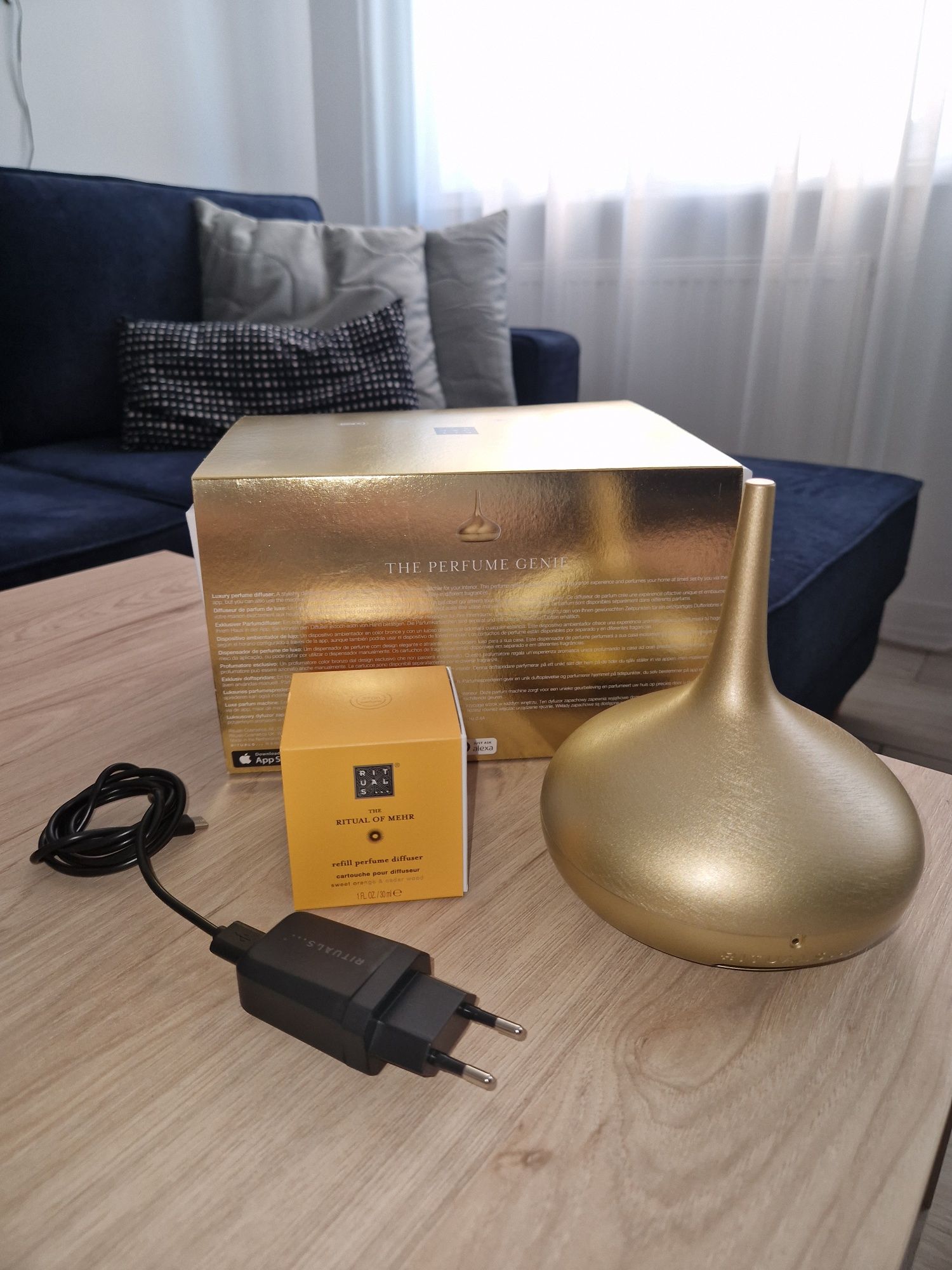 Rituals dyfuzor the perfume genie 2.1 urządzenie + wkład + nowy zapas