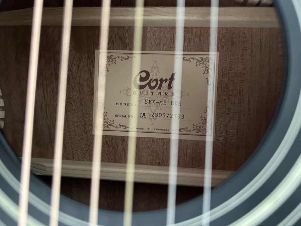 Гітара Cort SFX-ME BKS + струни elixir + чехол