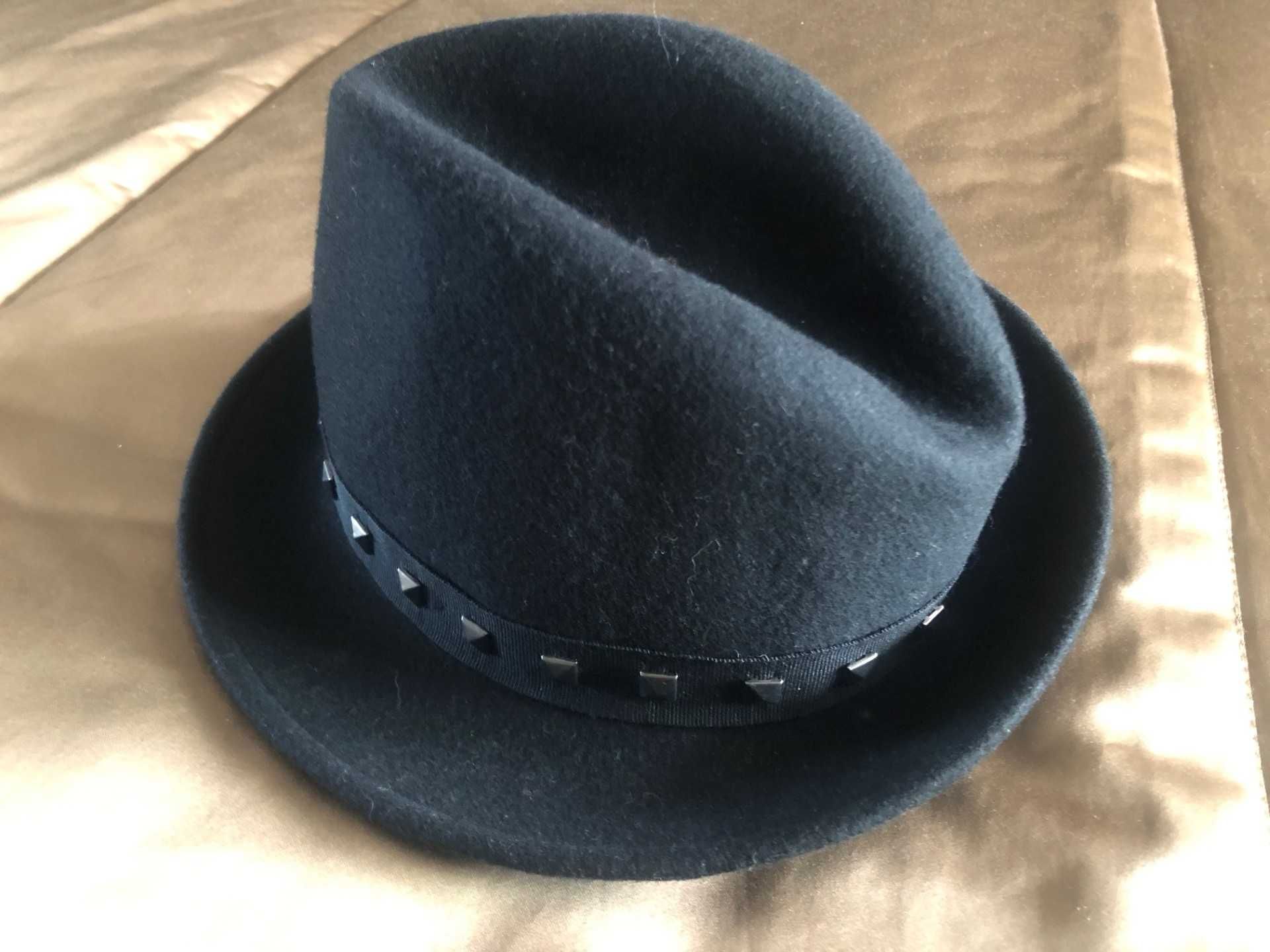 Chapéu preto Gerard Darel (panama) 100% lã