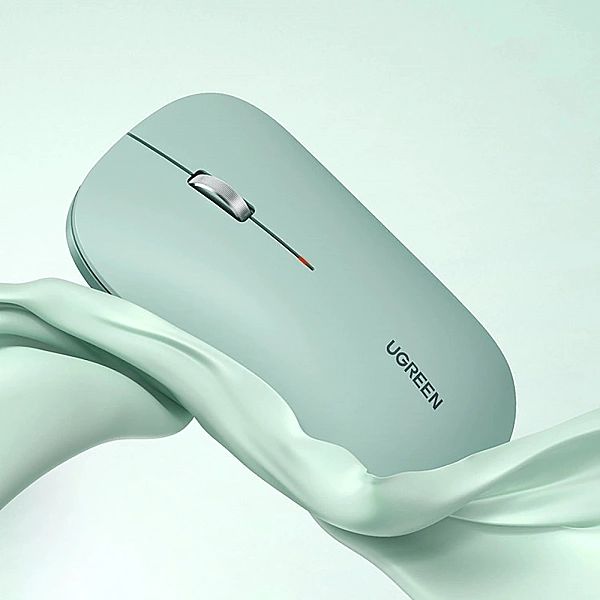 Ugreen poręczna myszka bezprzewodowa USB szary (MU001)