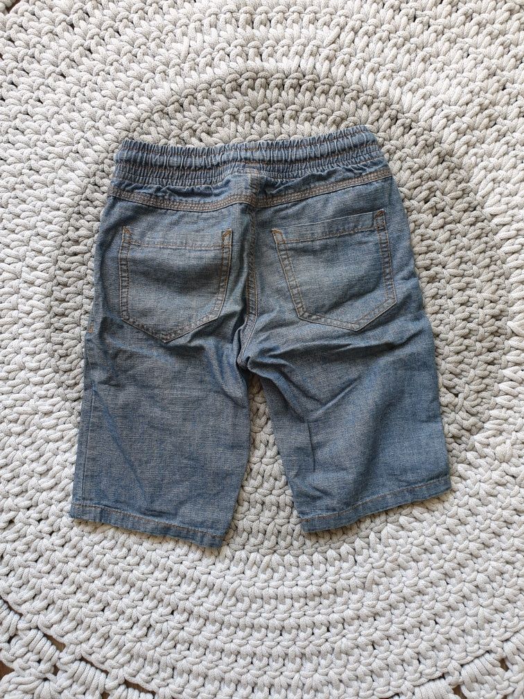 Spodenki szorty jeansowe 128
