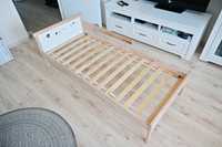 Łóżko dziecięce 70x160 drewniane IKEA SNIGLAR + dno LUROY - stan bdb