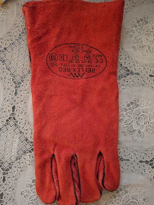 Рукавиці захисні карти шкіряні для зварювальника