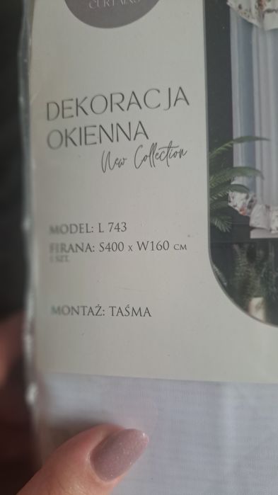 Firanka z lambrekinem fala promocja