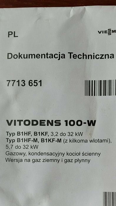 VIESSMAN  kocioł ścienny + podgrzewacz . +  instalacja CO.