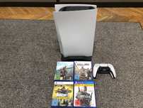 Sony Playstation 5 PS5 Blu-ray 825Gb + 1Tb SSD 4 gry podstawka