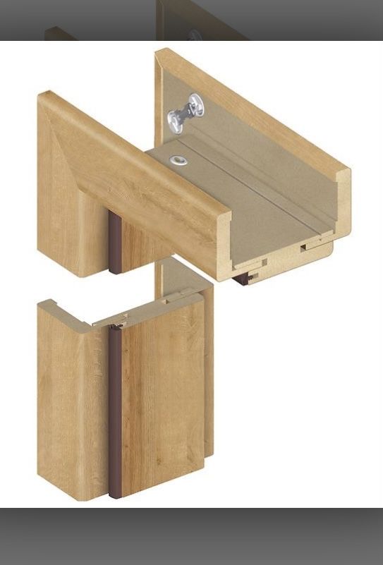 Nowa Ościeżnica regulowana 80L 80P zakres regulacji 95-114 mm dąb