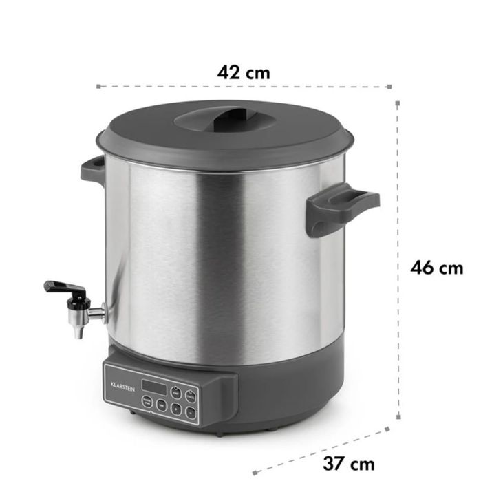 Garnek do pasteryzacji Srebrny