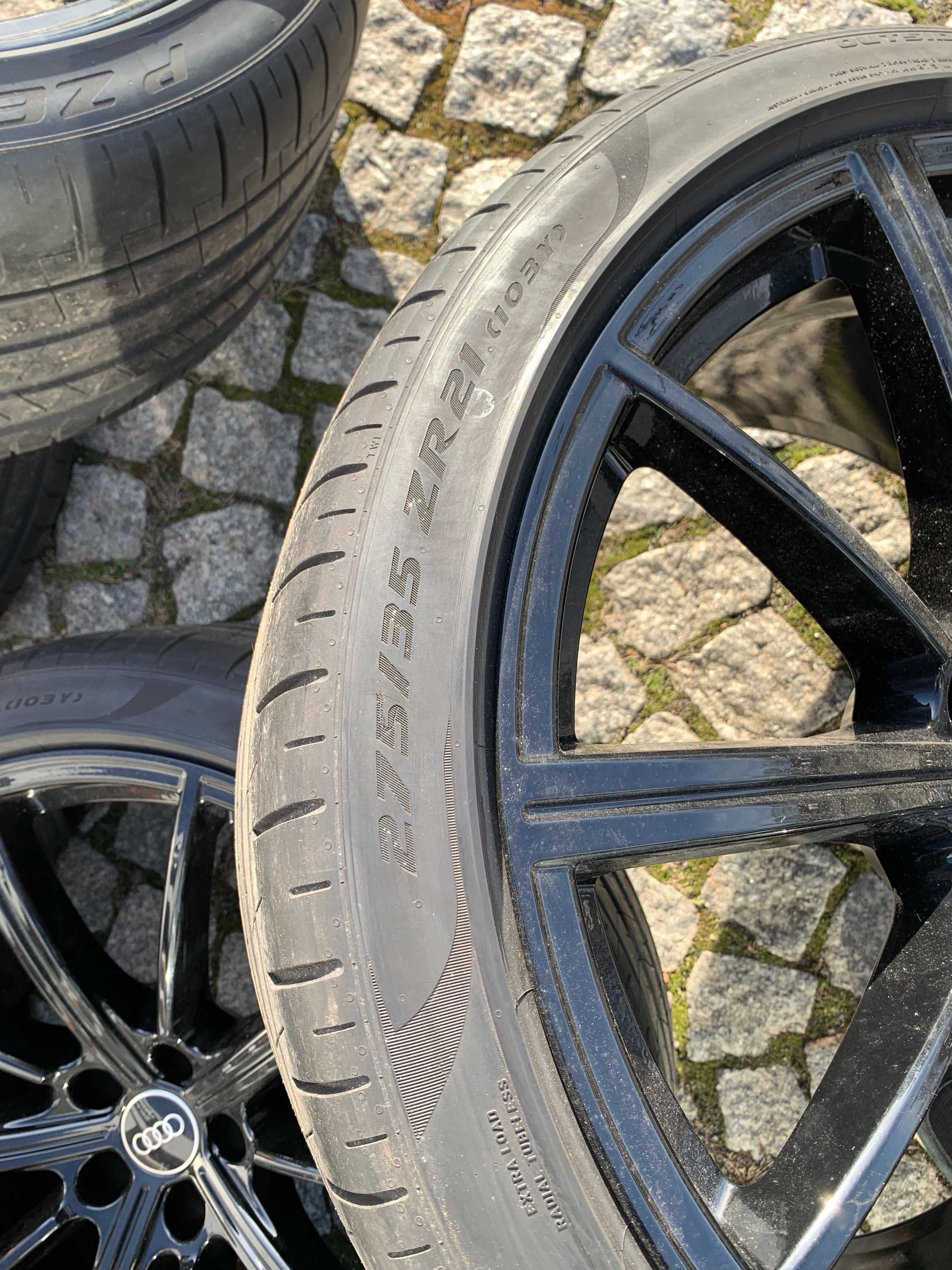 Felgi oryginalne Audi RS6 - 21x10,5 ET19 + Opony Pirelli Pzero