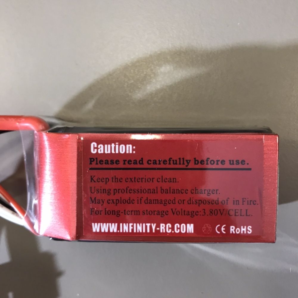 Bateria Infinity 1300mah 80c-110c 14.8V 19.2Wh para RC , Drone