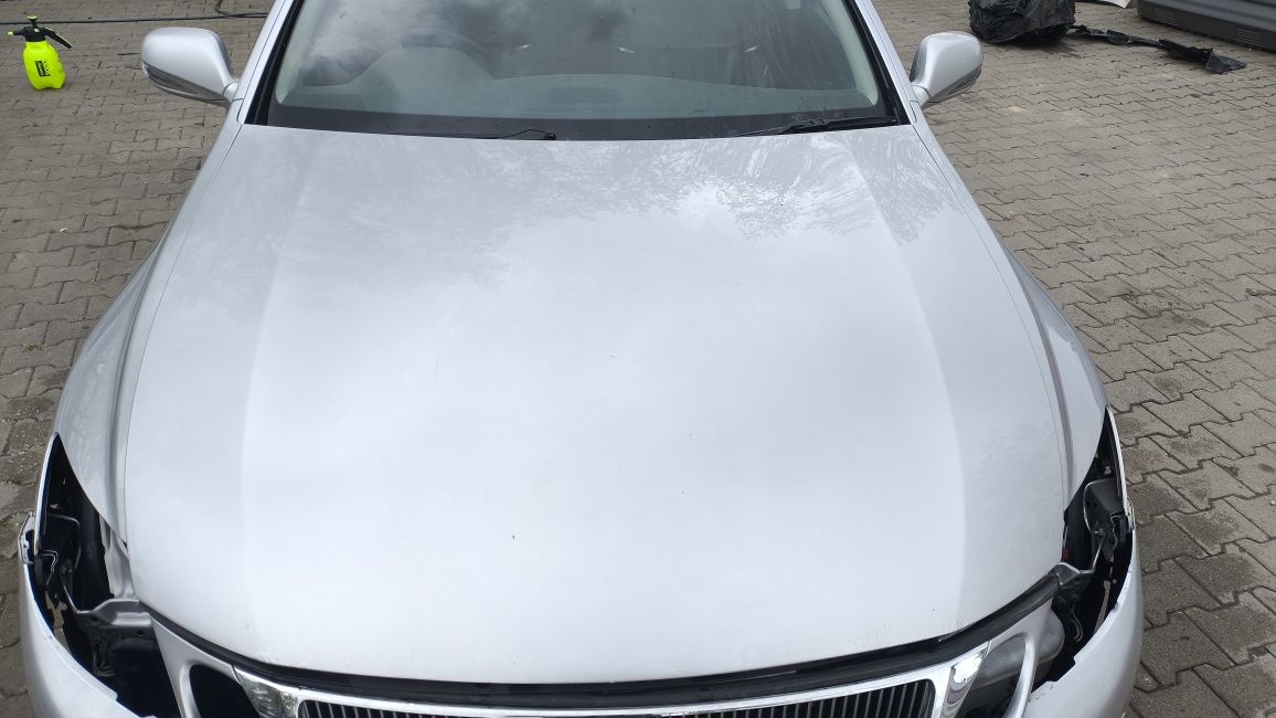 Lexus GS iii 05 12 maska przód srebrna 1F2