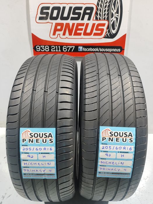 2 pneus como novos 205-60R16 Michelin - Oferta dos Portes