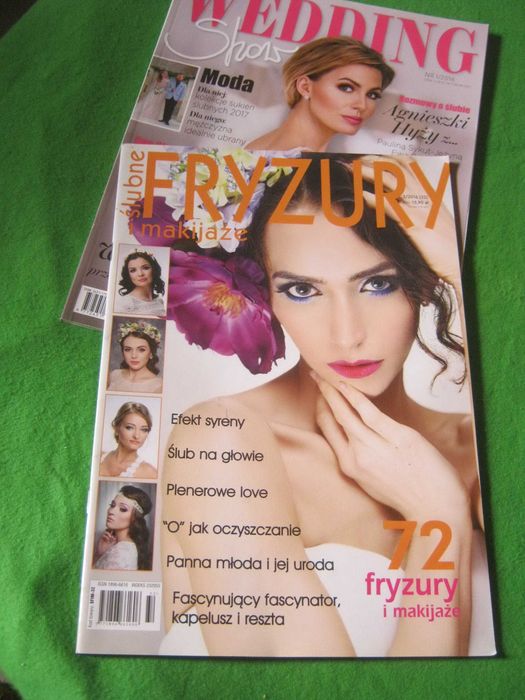Fryzury ślubne -dwa czasopisma