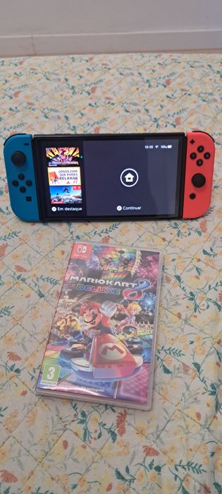 Nintendo switch oled Mario + kart deluxe