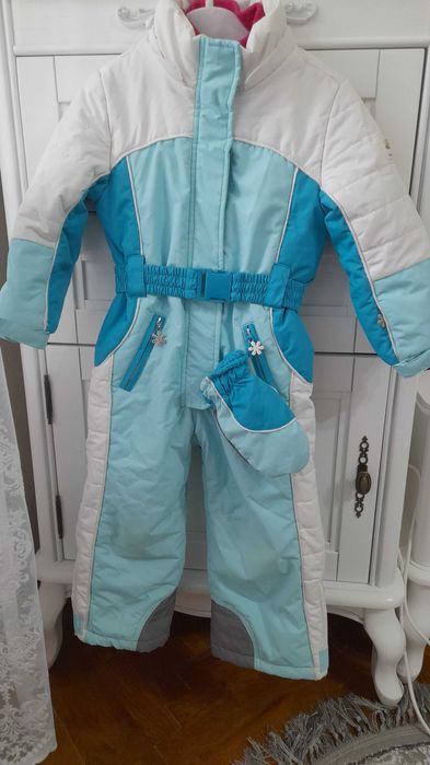 Комбінезон Chicco 3-4 роки зимовий блакитний білий