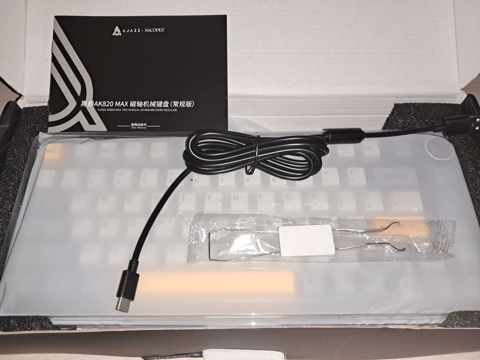 Магнітна клавіатура ajazz ak 820 max, 0.1mm