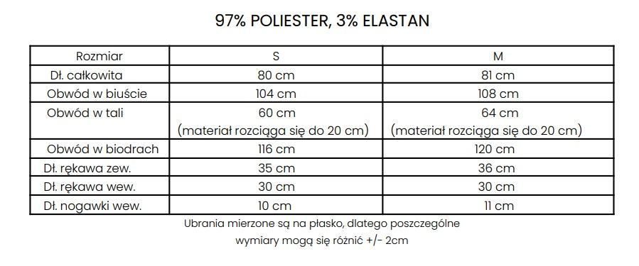 Kombinezon damski olavoga Bali S M beżowy zielony i brązowy