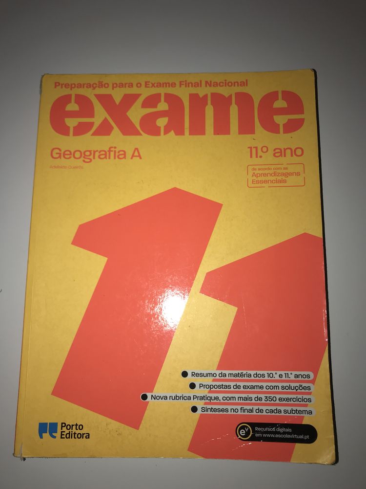 Livro de preparação para exame - Geografia A 11° ano