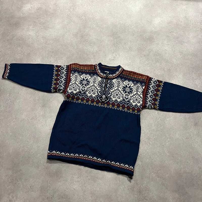 Vintage Wełniany Sweter Norweski Dale Of Norway Knit Sweater Damski
