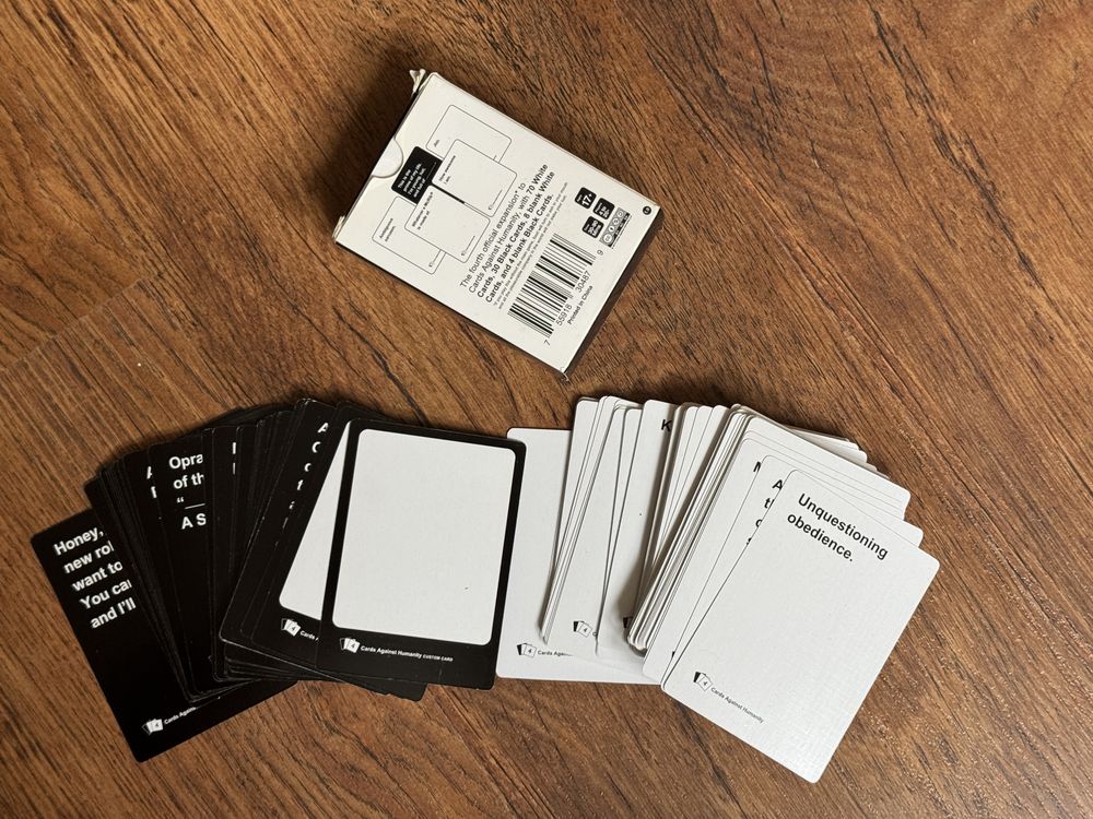 Cards Against Humanity игра настольная на английском карты конфликта