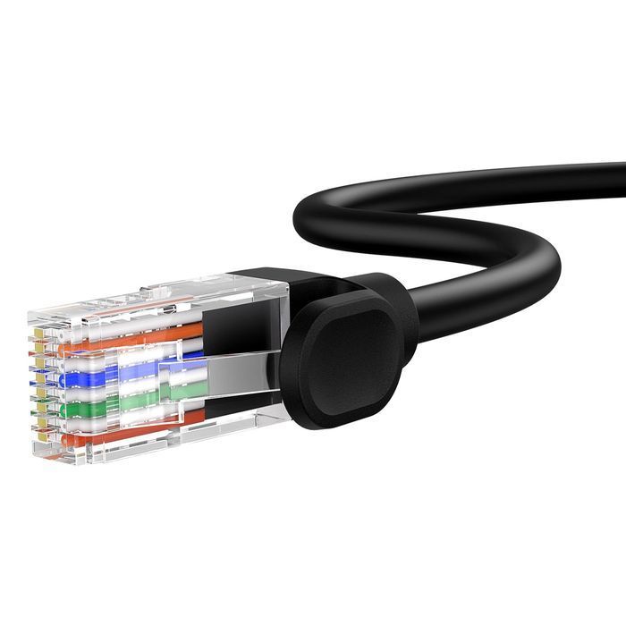 Kabel Ethernet Baseus High Speed Cat 5 RJ-45 1000Mb/s 1m okrągły