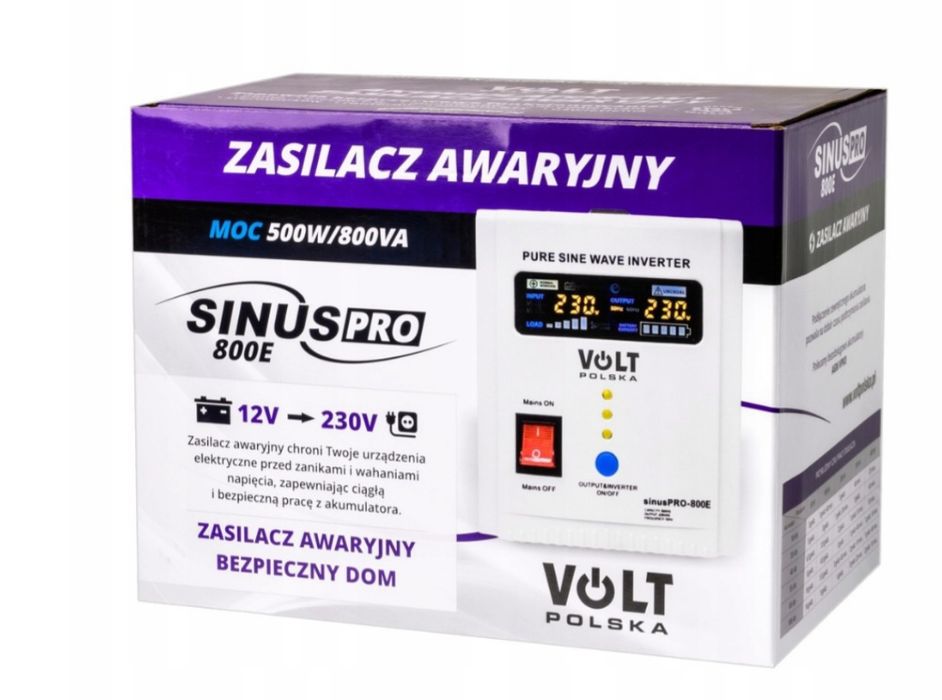 ДБЖ • ИБП • Безперебійник UPS Volt polska 800E