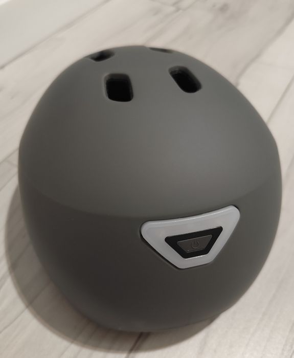 Kask rowerowy M 51-56 cm Alpina Brooklyn daszek oswietlenie