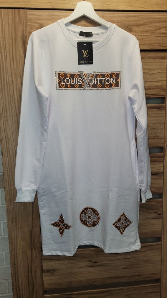 Sportowa sukienka dluga bluza 42 XL Louis Vitton