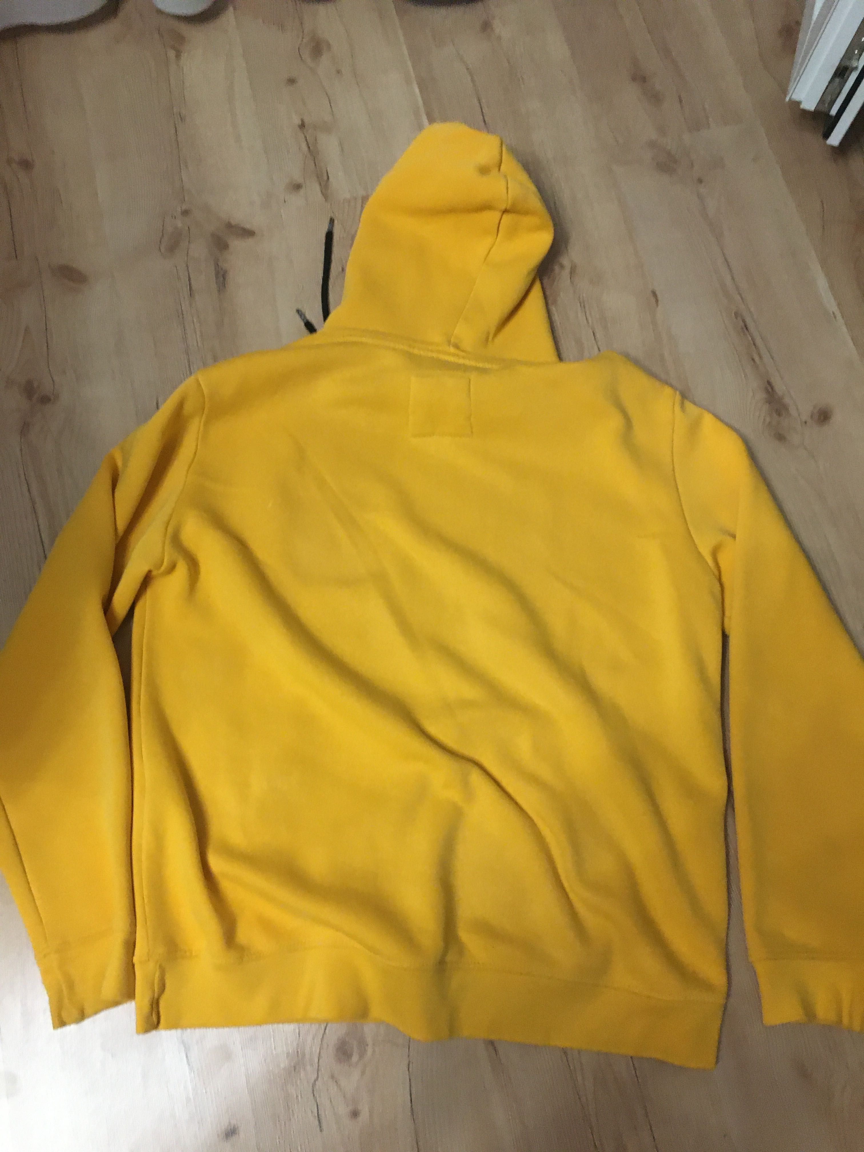 Bluza Żółta z kapturem