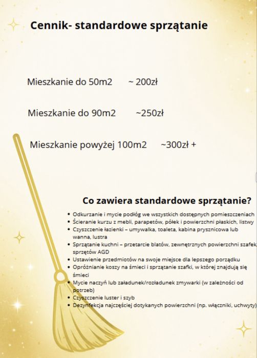 Sprzątanie mieszkań, domów, biur. Rowniez po wyprowadzce !