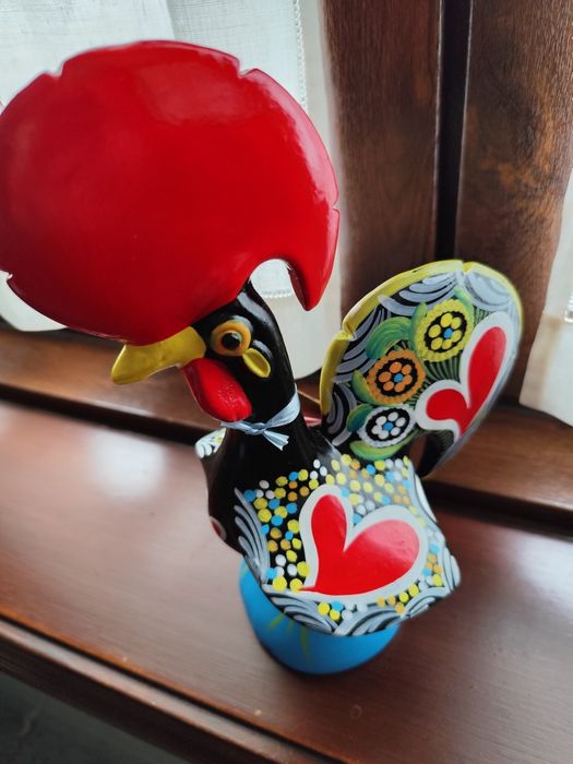 Galo de cerâmica de Barcelos certificado e numerado