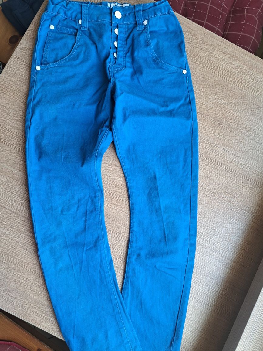 Niebieskie spodnie JEFF r. 146