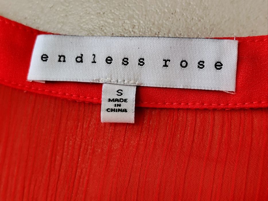 Red Summer Dress - Endless Rose (Tam. S)