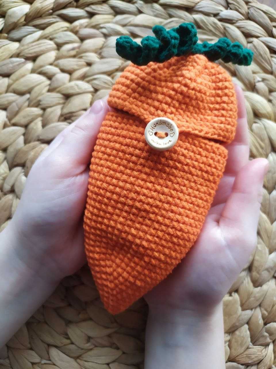 Wielkanoc Królik zając marchewka na szydełku handmade amigurumi