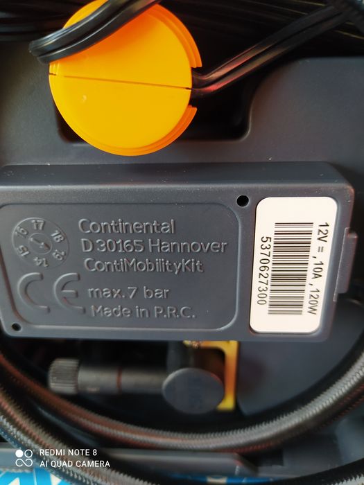 Новий автокомпрессор 7 bar Continental+ герметік