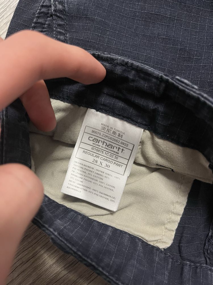 Штани Carhartt Оригінал Темно Сині