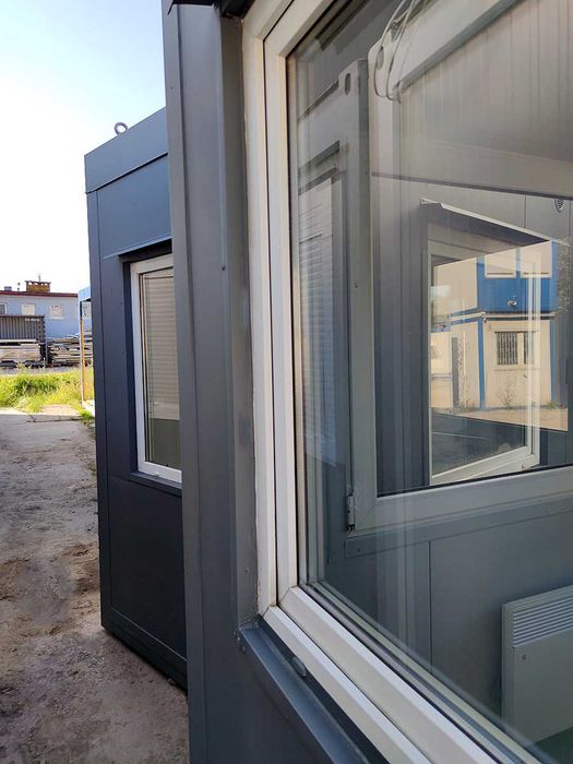 kontenery stróżówki, portiernie, szatnie, cieciówki, budka wartownicza