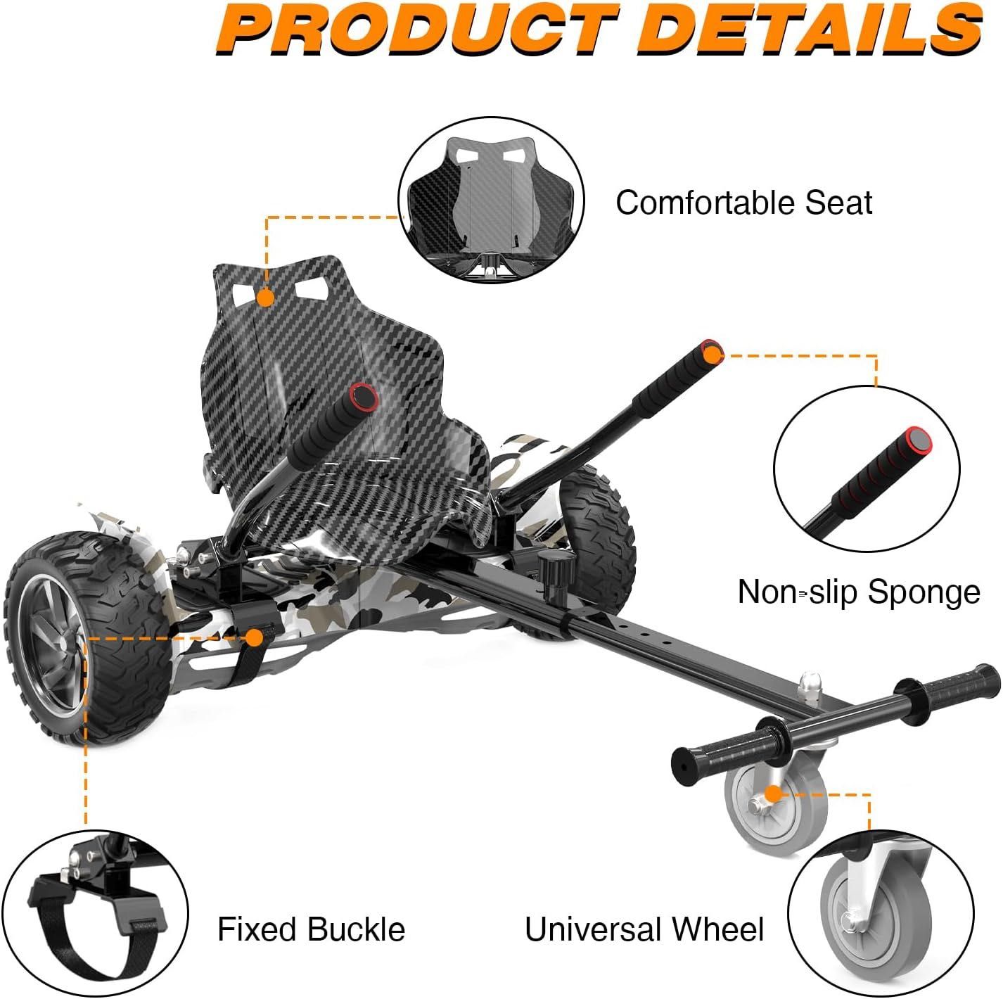 Hoverboard 8,5" Gokart Bluetooth Podwójny silnik dla dzieci dorosłych