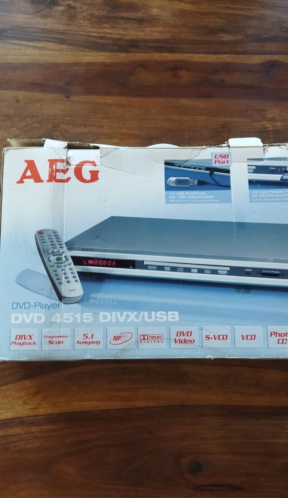 Odtwarzacz DVD AEG 4515 DIVX/USB