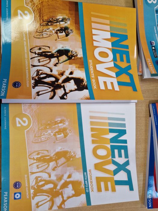Next Move 1, 2, 3, 4 Workbook+ Students book