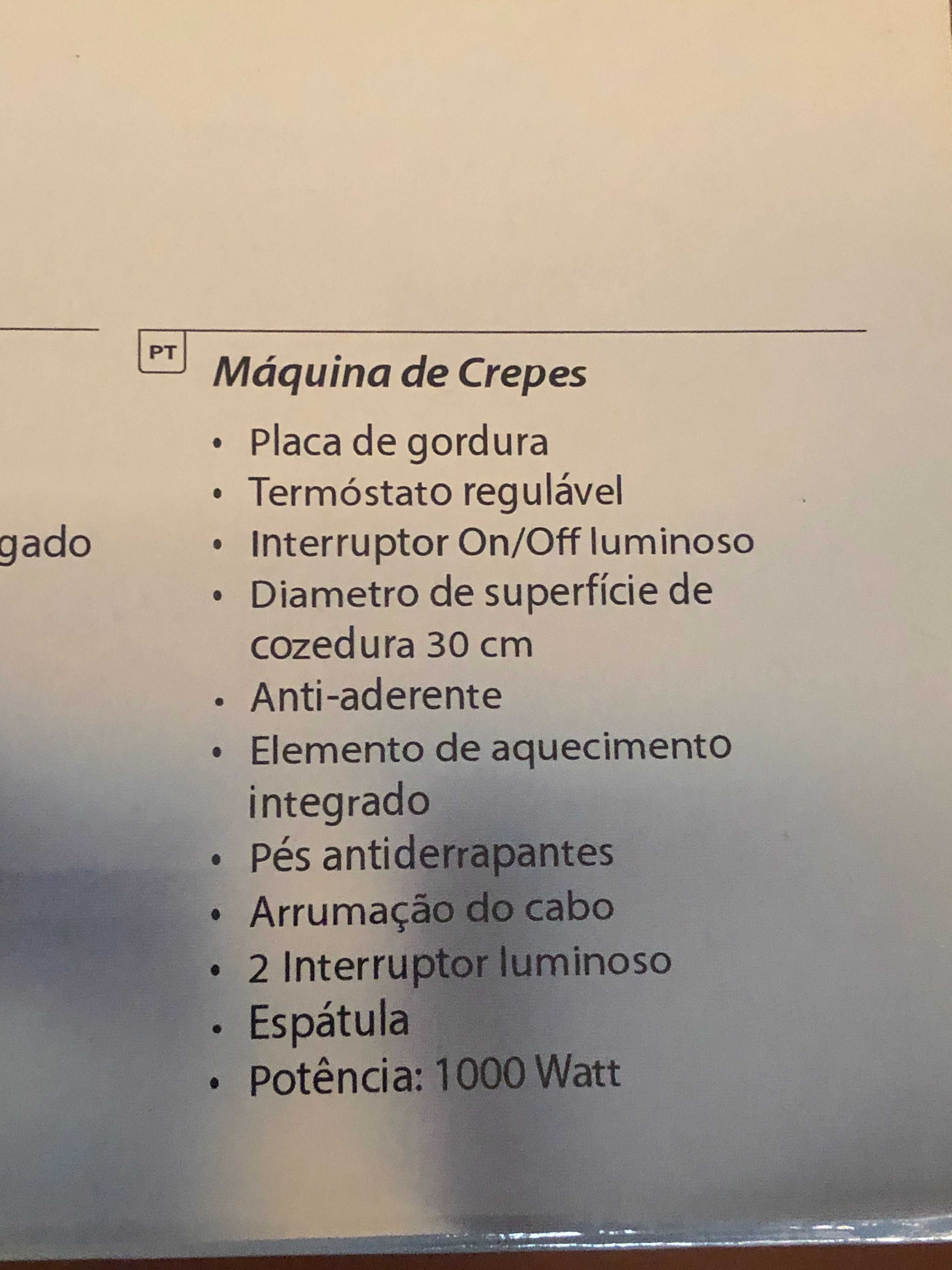 Máquina Crepes Tristar