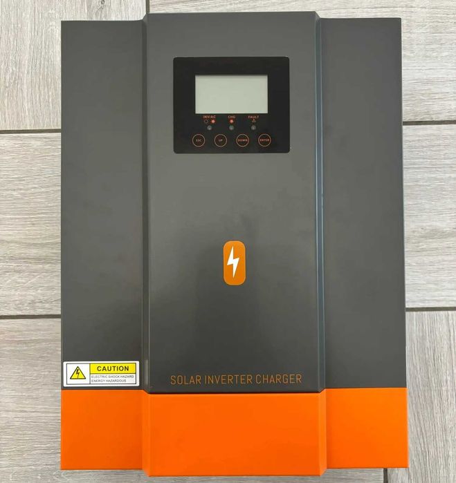 Гибридный солнечный инвертор PowMr 1600W MPPT 80A 24V чистая синусоида