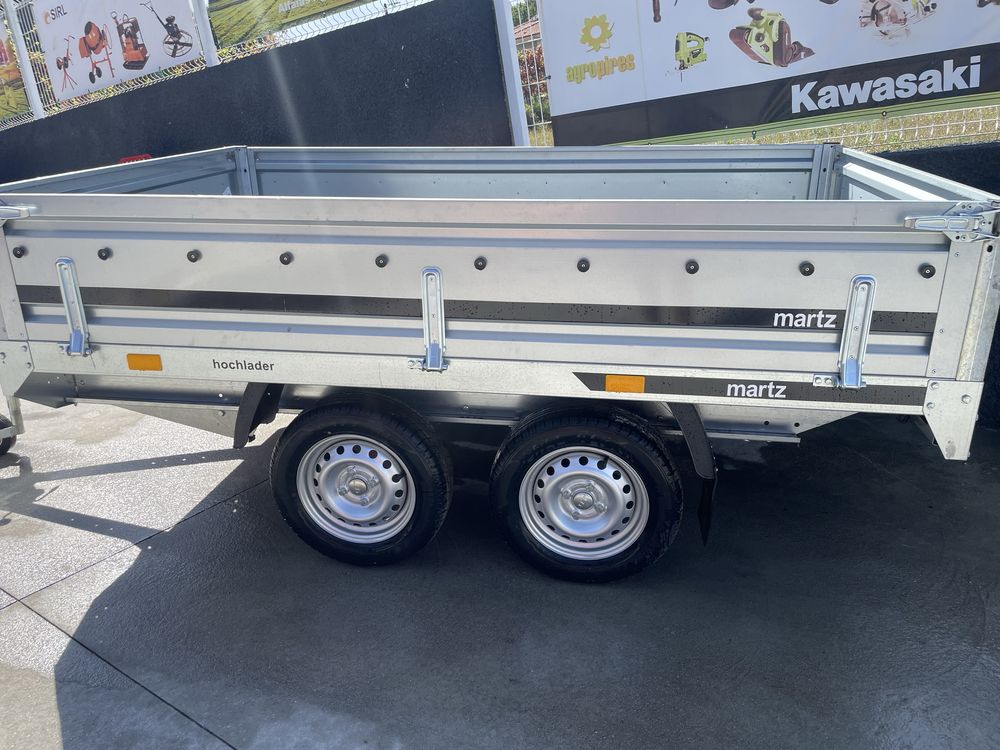 Atrelado de carga rodado duplo 750 kg