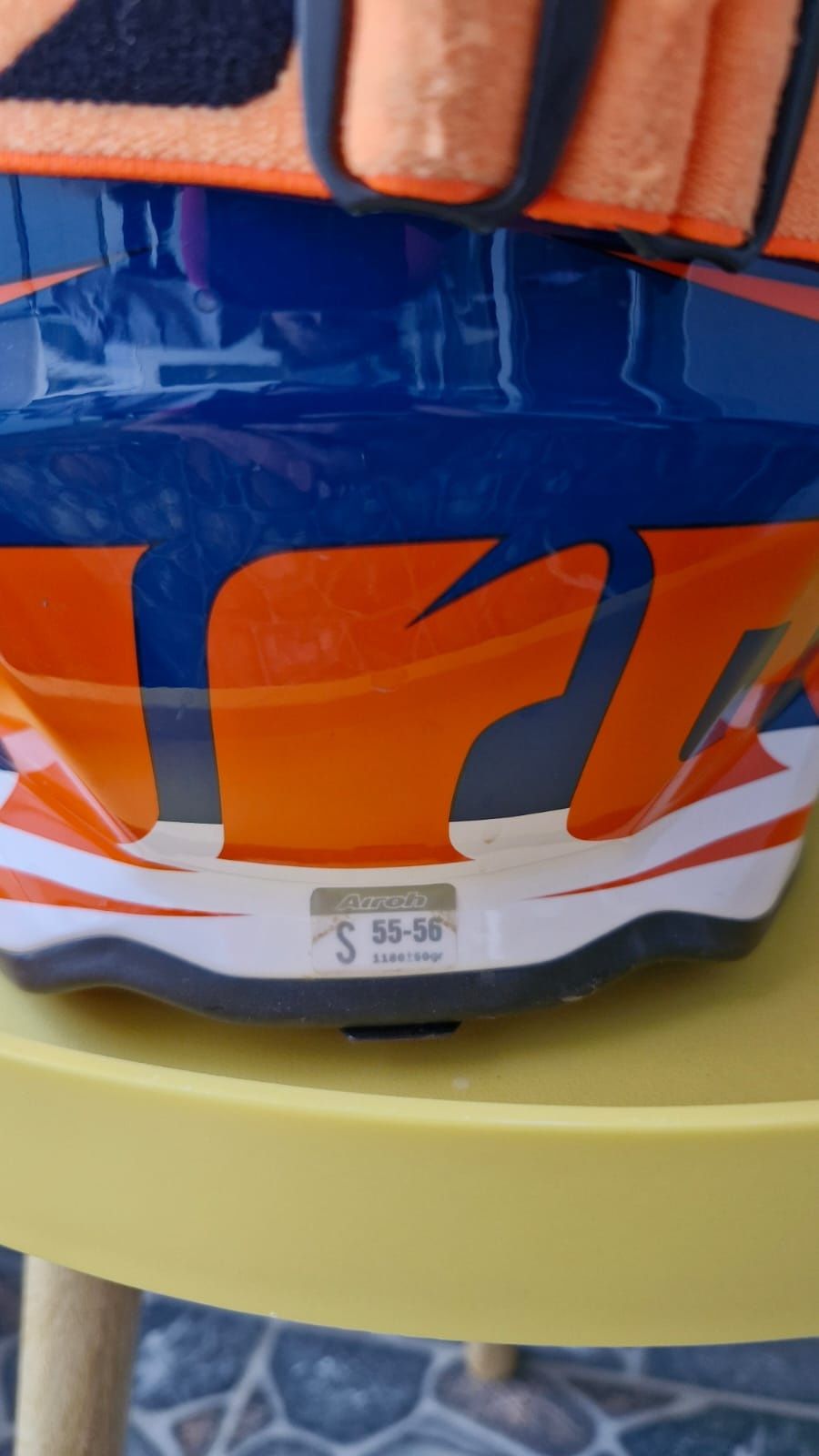 Kask AIROH Cross Twist orange gloss rozmiar S