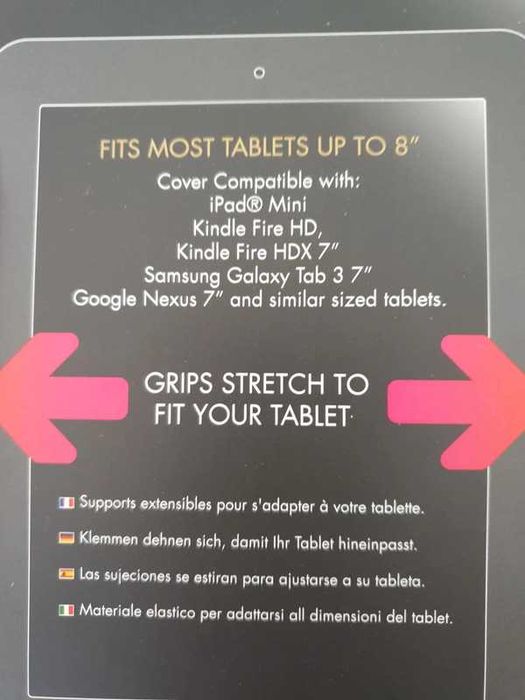 Universal Ipad Mini Cover for tablets up to 8"