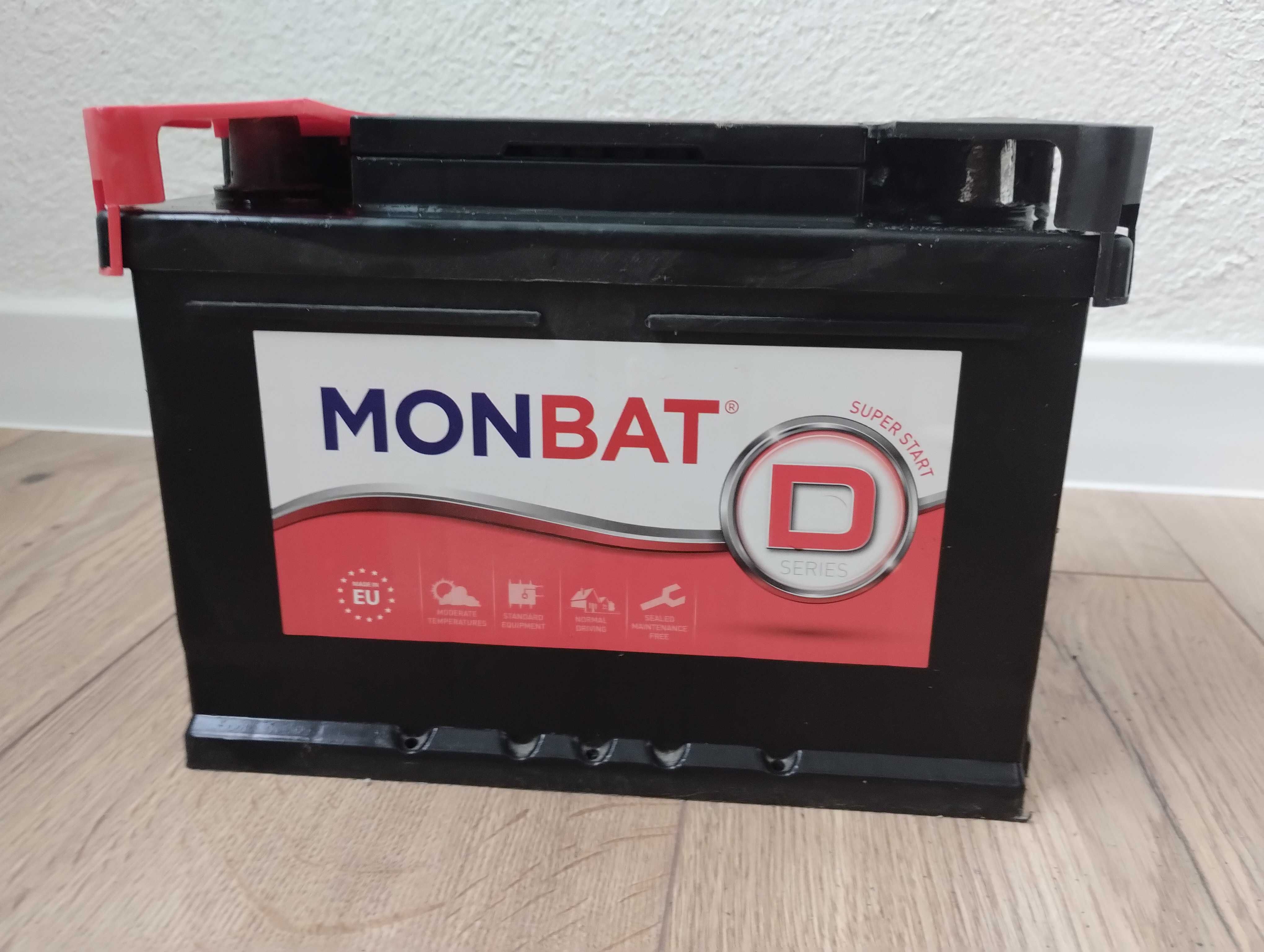 Авто акумулятор MONBAT Dynamic (Ca/Ca) 60Ah 600A "+/-"