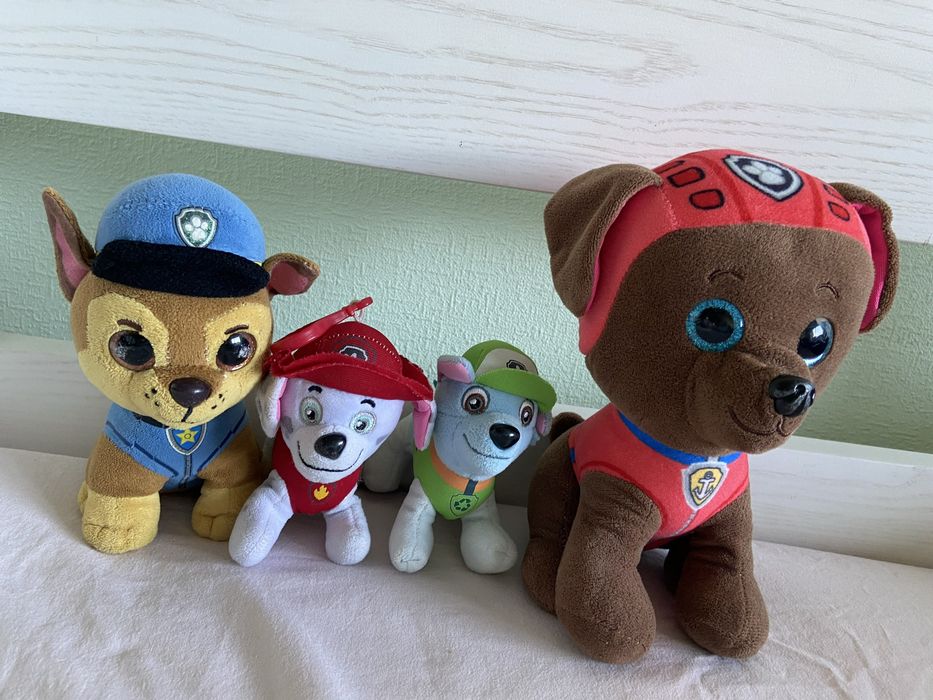 Мякі іграшки Щенячий патруль