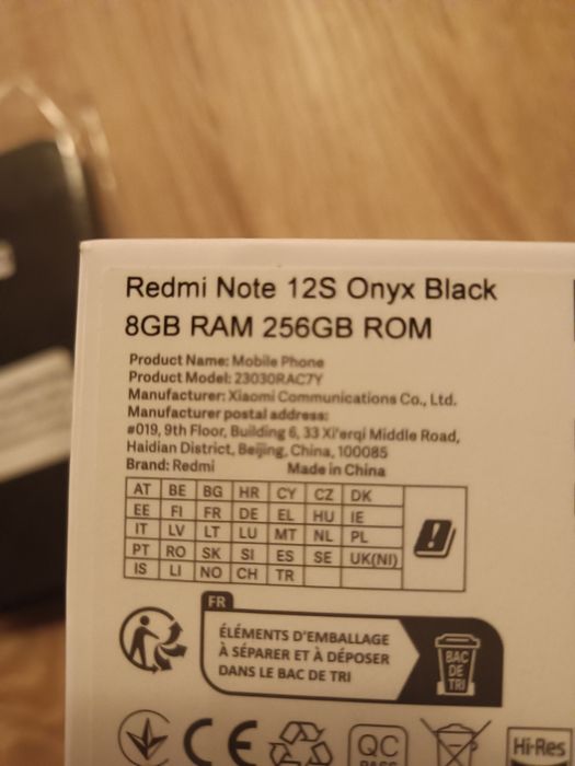 Xiaomi Redmi Note 12s