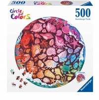 Puzzle 2d 500 Paleta Kolorów. Muszle, Ravensburger